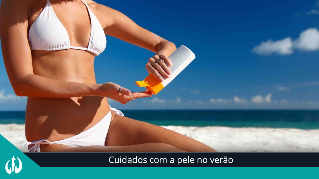 Cuidados com a pele no verão